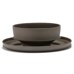 Serax - Kelly Wearstler - Dune Dinerbord D28 cm - Slate - Set van 2