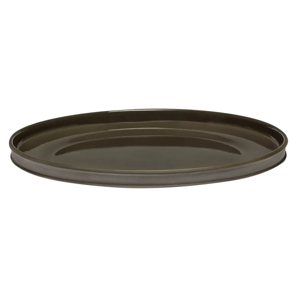 Serax - Kelly Wearstler - Dune Dinerbord D28 cm - Slate - Set van 2