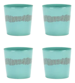 Serax Ottolenghi Feast Koffiekop Azure - 0,25 L - 4 st.