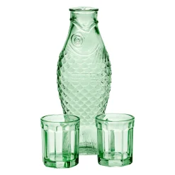 Serax - Paola Navone - Fish & Fish Karaf incl. 2 Glazen - Groen Outlet