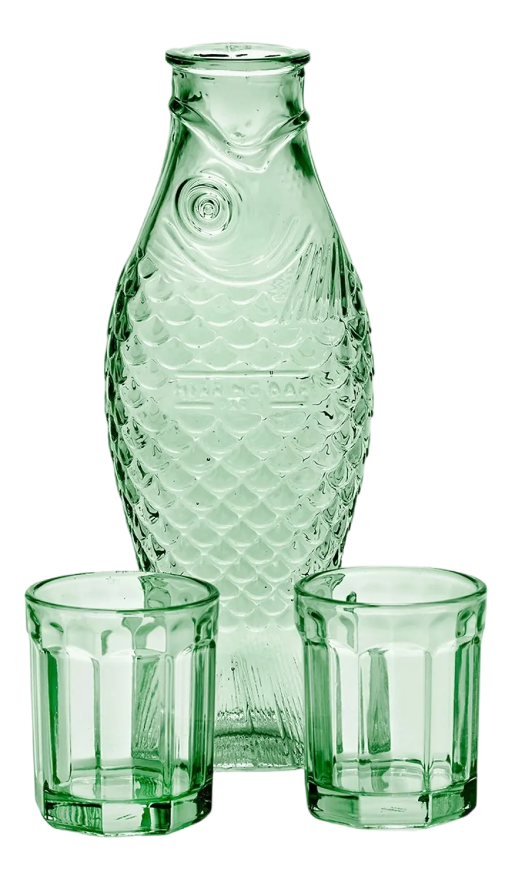 Serax - Paola Navone - Fish & Fish Karaf incl. 2 Glazen - Groen Outlet