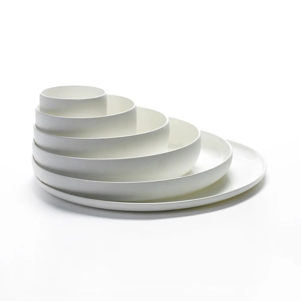 Serax - Piet Boon - Base Laag Bord D24 cm - Set van 4 Hot