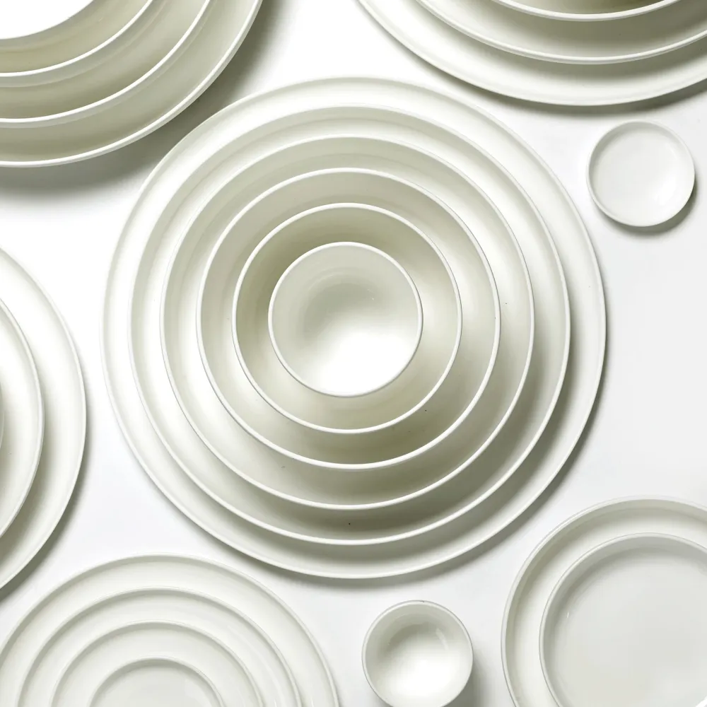 Serax - Piet Boon - Base Laag Bord D24 cm - Set van 4 Hot