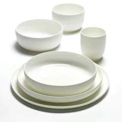 Serax - Piet Boon - Base Laag Bord D24 cm - Set van 4 Hot