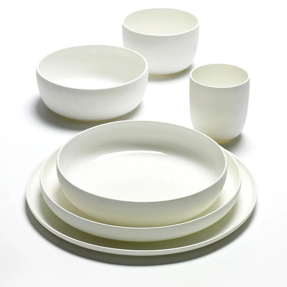 Serax - Piet Boon - Base Laag Bord D24 cm - Set van 4 Hot