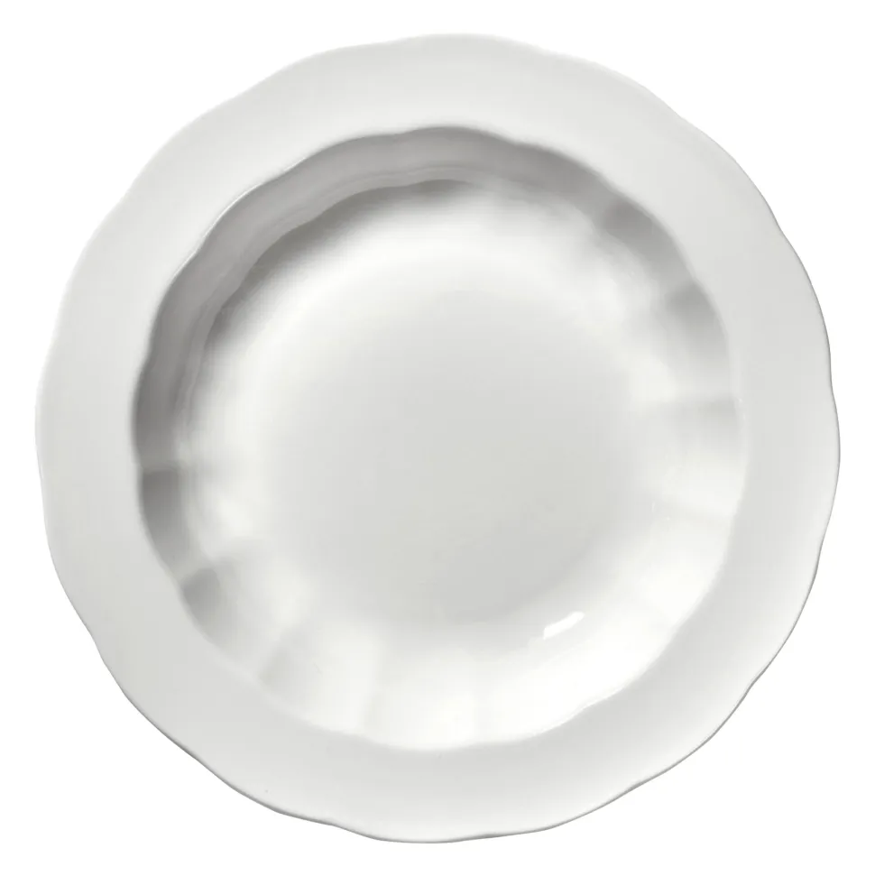 SERAX - Sergio Herman - Silhouette Diep Bord - Wit - Set van 4