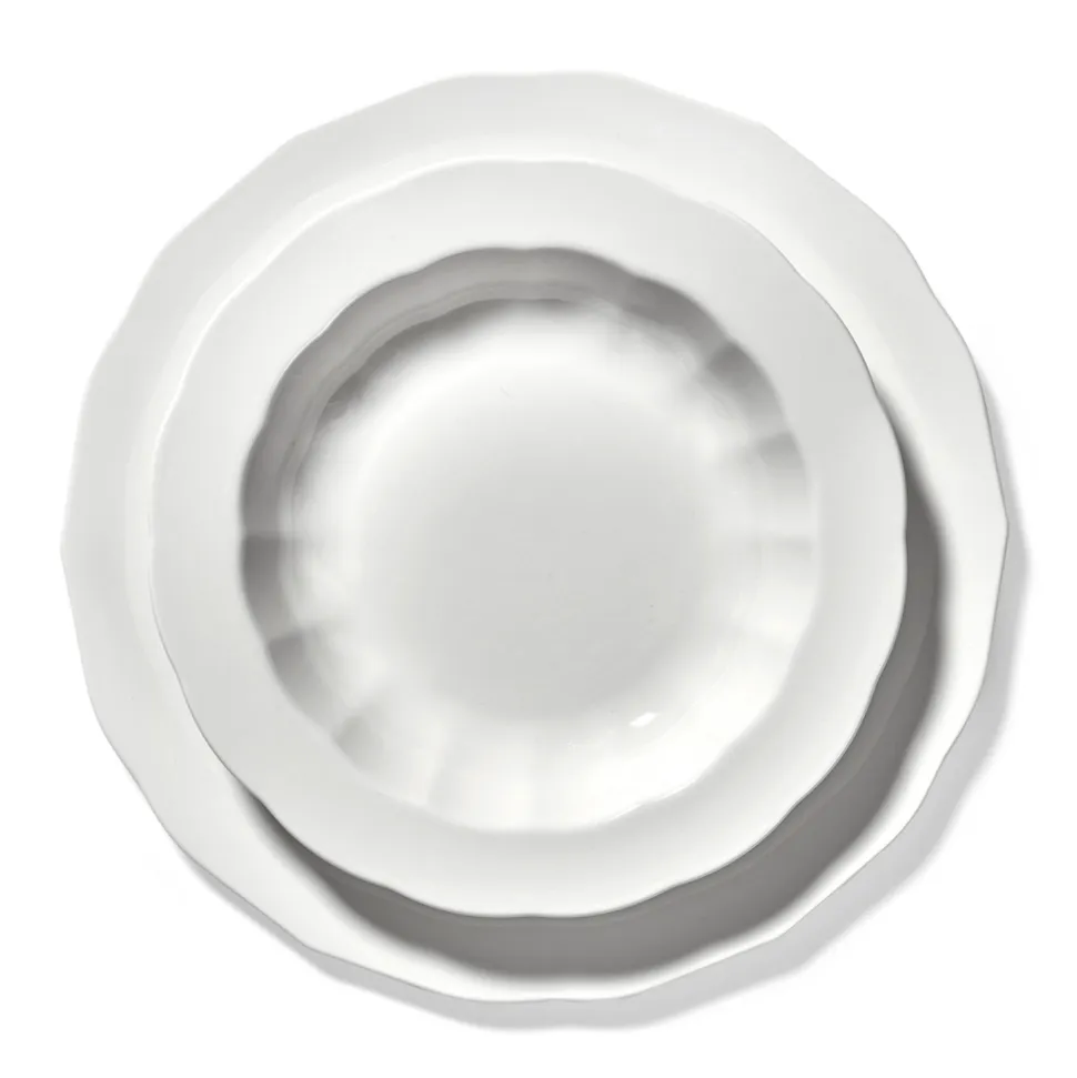 SERAX - Sergio Herman - Silhouette Diep Bord - Wit - Set van 4