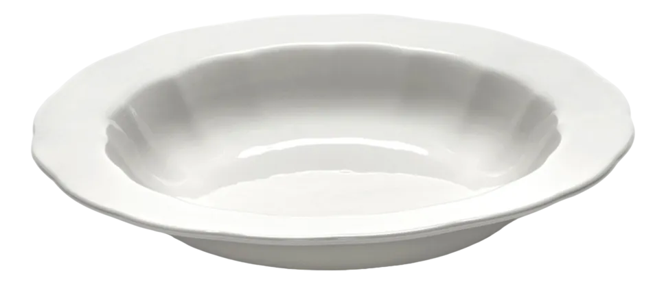 SERAX - Sergio Herman - Silhouette Diep Bord - Wit - Set van 4