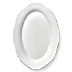 SERAX - Sergio Herman - Silhouette Diep Bord Ovaal - Wit - Set van 2