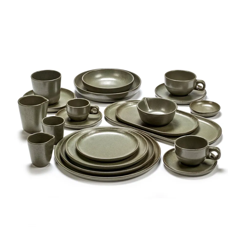 SERAX - Sergio Herman - Surface Bord 4 st. - D27 cm - Camogreen