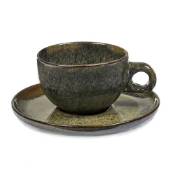 SERAX - Sergio Herman - Surface Cappuccino Kop & Schotel 4 st.