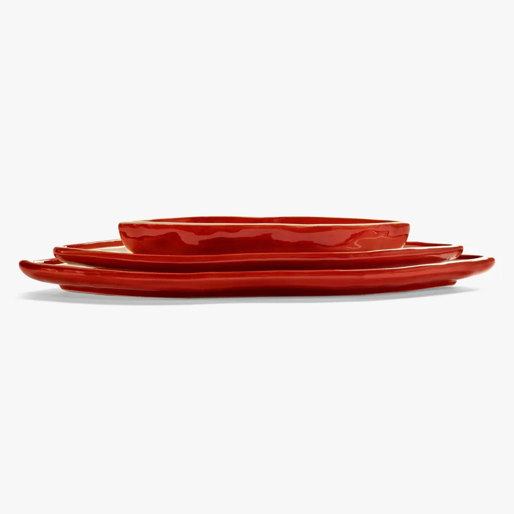 Serax - Wouters & Hendrix - Lips Serveerschaal Set van 3 Sale