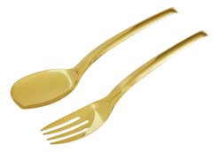 Serveerbestek Sambonet Living Mirror PVD Gold (2-delig)