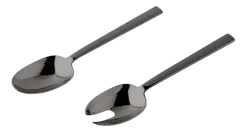 Serveerbestek Sambonet Neutra Mirror PVD 2Black (Set van 2)