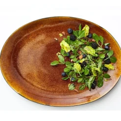 Bitz Serveerbord Oval Black Amber 45x34 cm Clearance