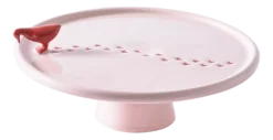 Serveerbord POLSPOTTEN Plate Walking Duck Light Pink