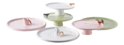 Serveerbord POLSPOTTEN Plate Walking Duck Light Pink
