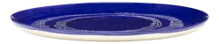 Serveerbord Serax Feast Tableware By Ottolenghi Dark Blue Dots White 35 cm