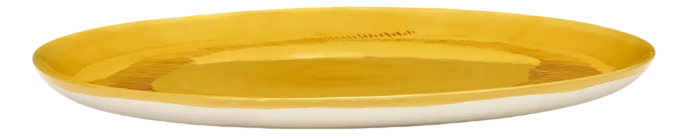 Serveerbord Serax Feast Tableware By Ottolenghi Yellow Stripes Red 35 cm