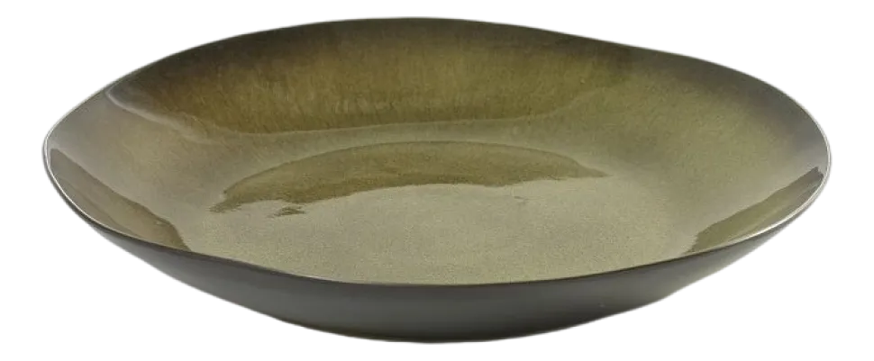 Serveerbord Serax Pure Tableware By Pascale Naessens Black Green 32,5 cm