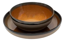 Serveerbord Serax Surface Tableware By Sergio Herman Rusty Brown M 32 cm