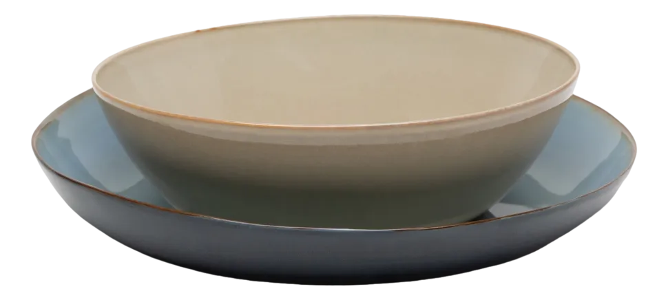 Serveerbord Serax Terres De Rêves Tableware By Anita Le Gr Smoky Blue 35,5 cm