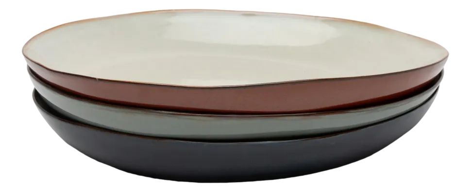 Serveerbord Serax Terres De Rêves Tableware By Anita Le Gr Smoky Blue 35,5 cm