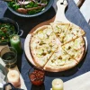 Serveerplank Cozze Pizza Bamboe met Handvat 35 cm