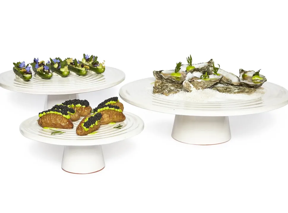 Serveerplank Dutchdeluxes Food Stand White 9,5 cm