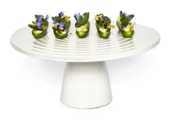 Dutchdeluxes Serveerplank Food Stand White 11,5 cm Best