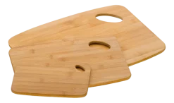 Serveerplank Kela Katana Bruin (Set van 3)