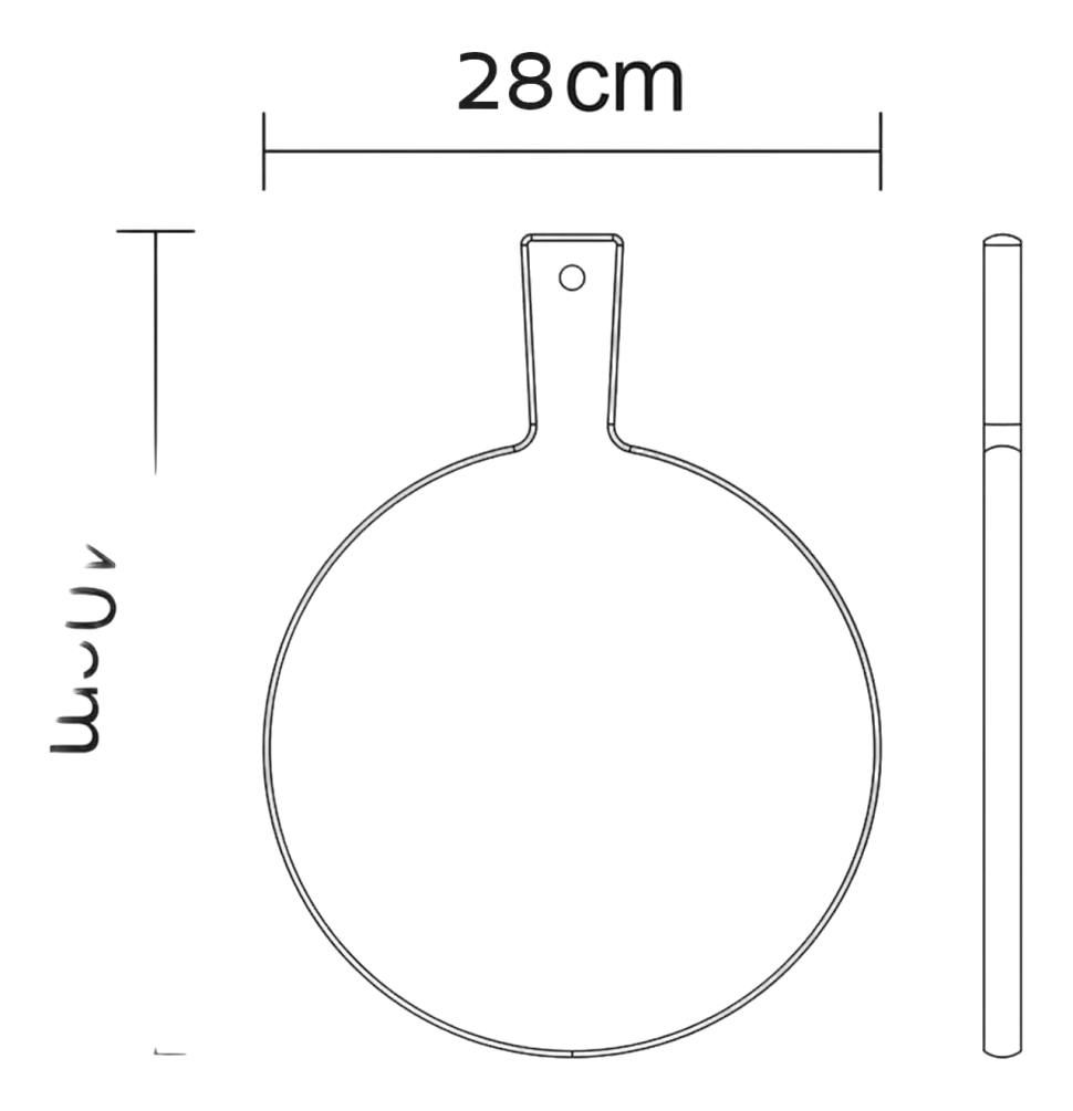 Serveerplank Tramontina Landhaus Bruin 33 cm