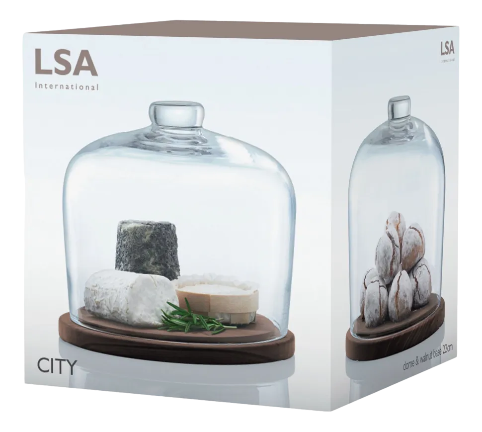 Serveerplateau L.S.A. City met Stolp 22 cm