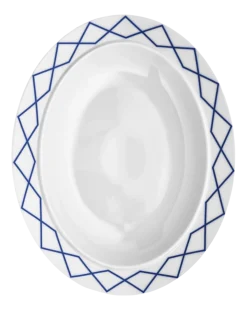 Alessi Serveerschaal My Beautiful China White Discount