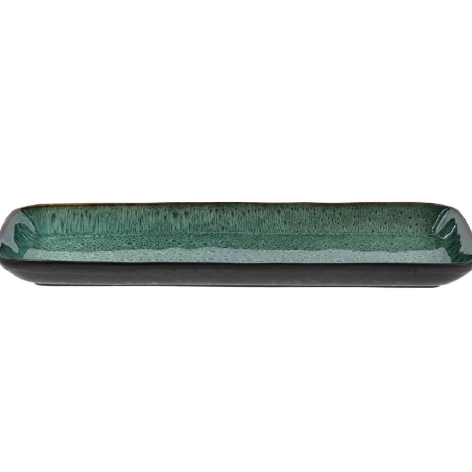Serveerschaal Bitz Gastro Black Green 38 x 14 cm