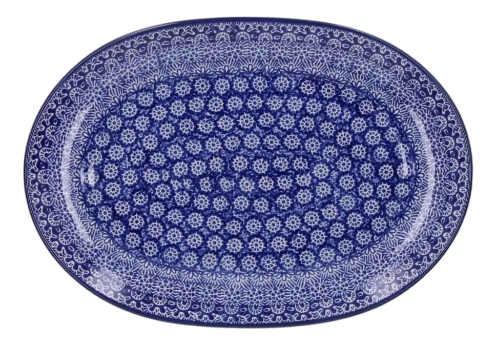 Serveerschaal Bunzlau Castle Lace