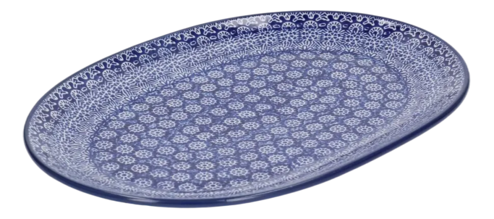Serveerschaal Bunzlau Castle Lace