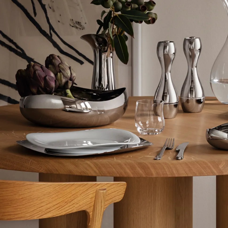 Georg Jensen Serveerschaal Cobra Medium RVS 24 cm New