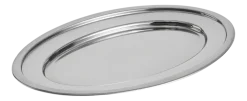 HAY Serveerschaal Essential Steel Oval Dish Large Stainless Steel