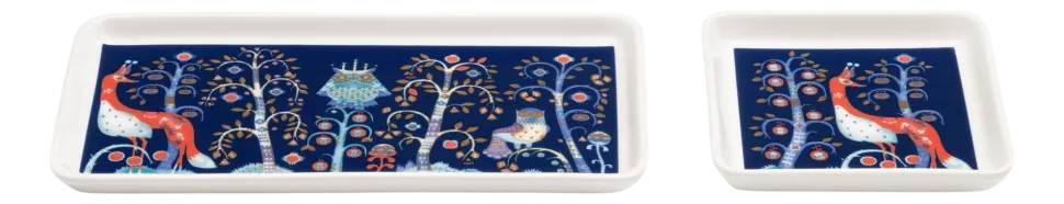 Serveerschaal Iittala Taika Rechthoek Blauw (12 x 24 cm)