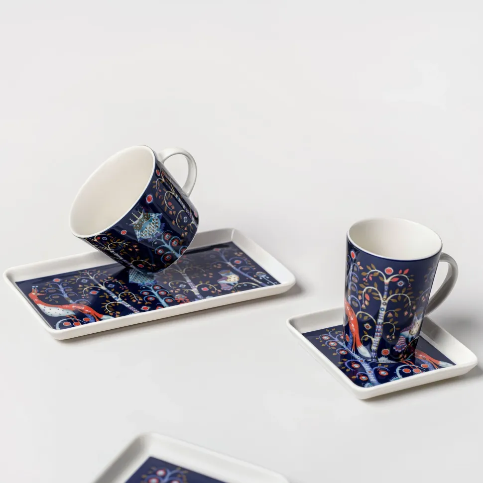 Serveerschaal Iittala Taika Rechthoek Blauw (12 x 24 cm)