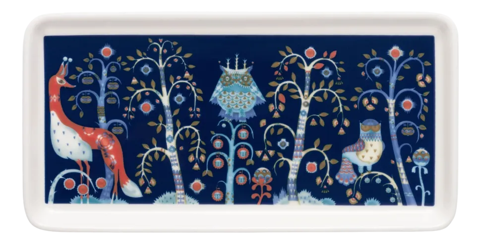 Serveerschaal Iittala Taika Rechthoek Blauw (12 x 24 cm)