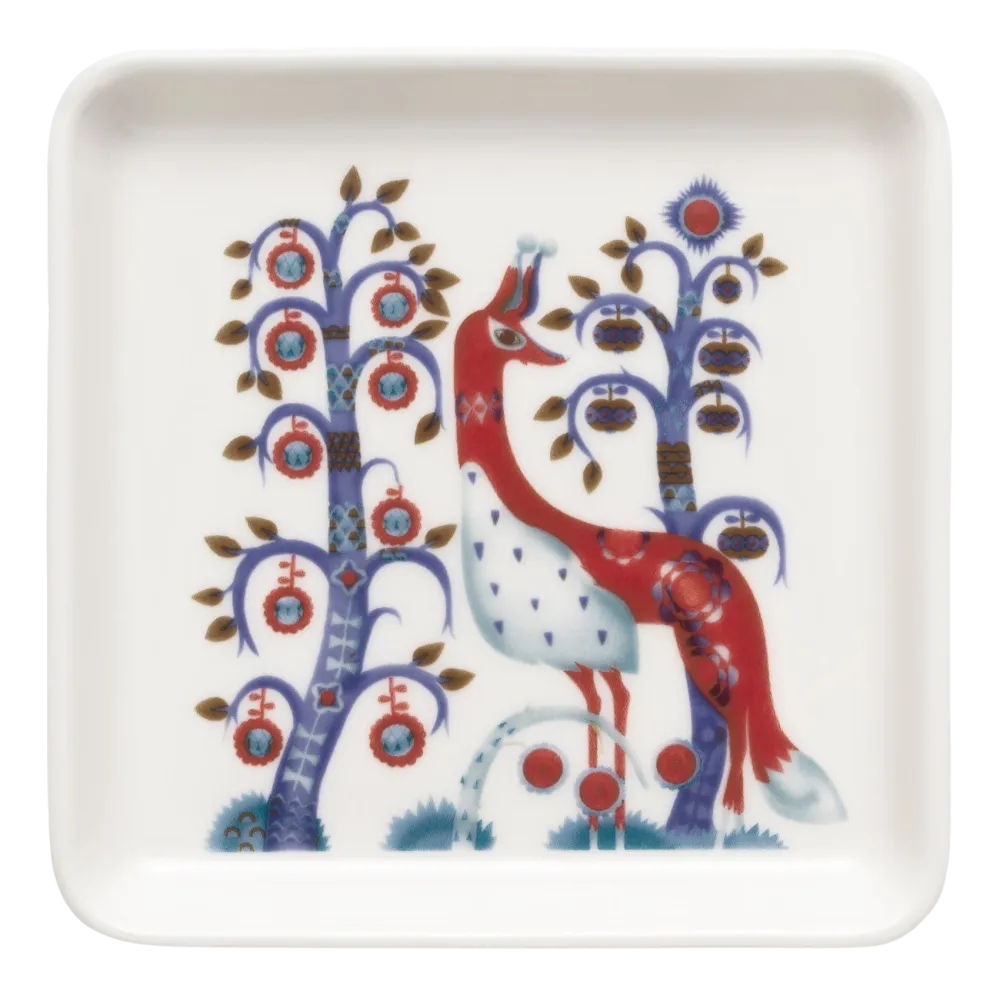 Iittala Serveerschaal Taika Vierkant Wit Meerkleurig (12 x 12 cm) Discount