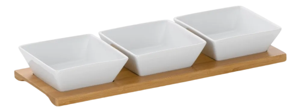Kela Serveerschaal Philipa Wit (Set van 3) Best