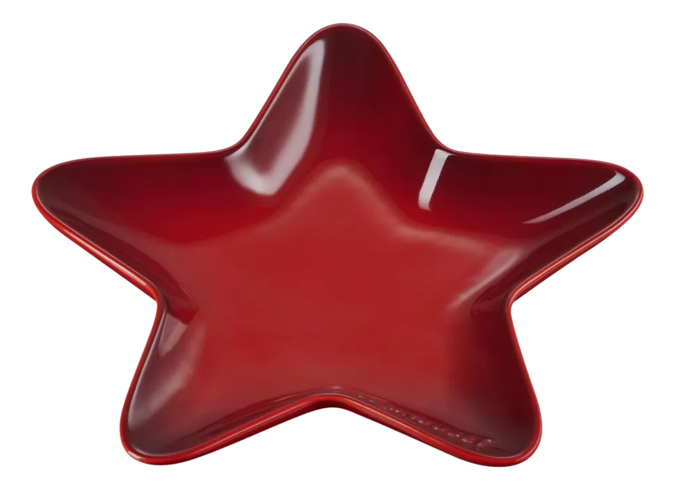 Serveerschaal Le Creuset Ster Kersenrood