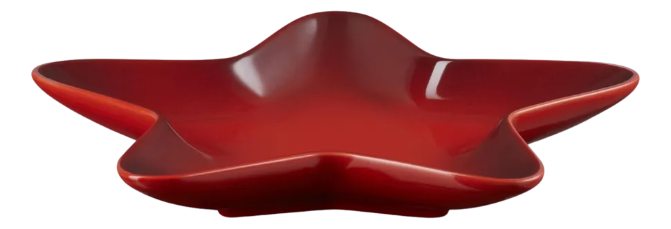 Serveerschaal Le Creuset Ster Kersenrood