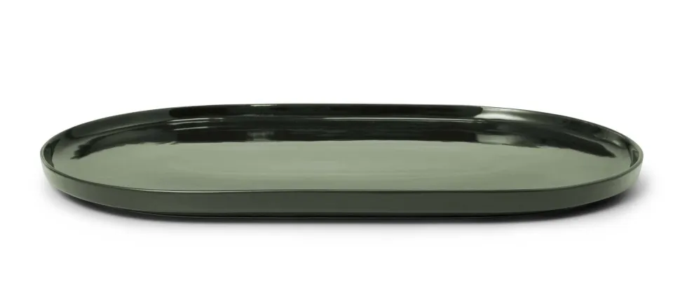 Serveerschaal Marc O'Polo Moments Olive Green 40 x 24,5 cm