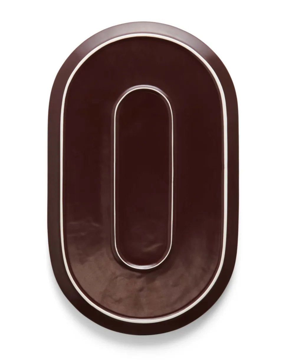 Serveerschaal Marc O'Polo Moments Earth Brown 40 x 24,5 cm