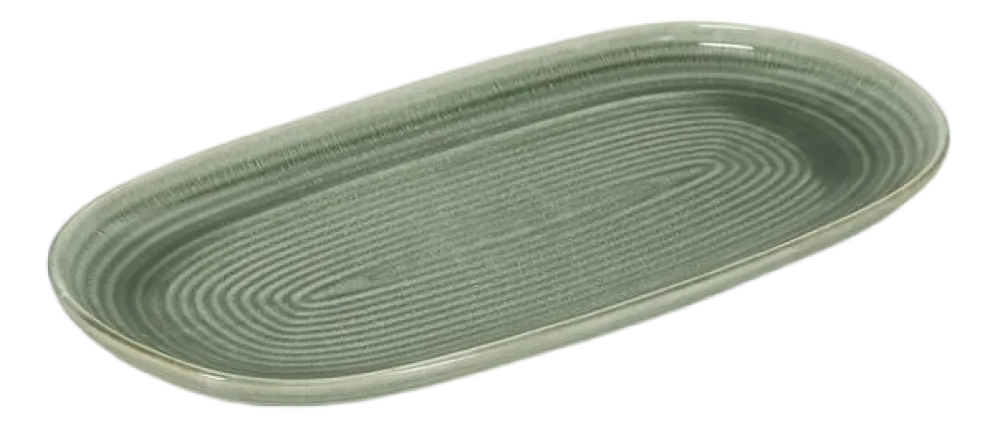 Salt & Pepper Serveerschaal Cameo Green 33,5 x 18 cm