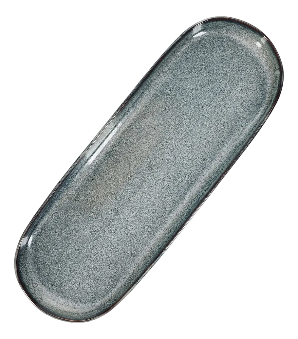 Salt & Pepper Serveerschaal Meridian Green / Blue 38,5 x 14 cm Best